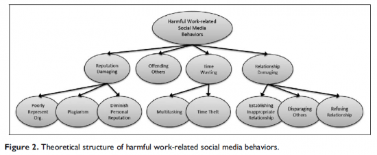 Harmful work-related social media behavioral taxonomy